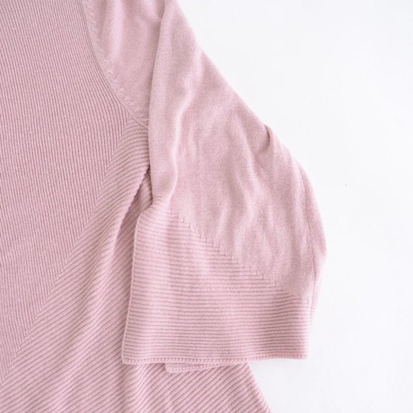 Lord & Taylor Crewneck 3/4 Sleeve Ribbed Shirt Size Medium - Picture 7 of 12